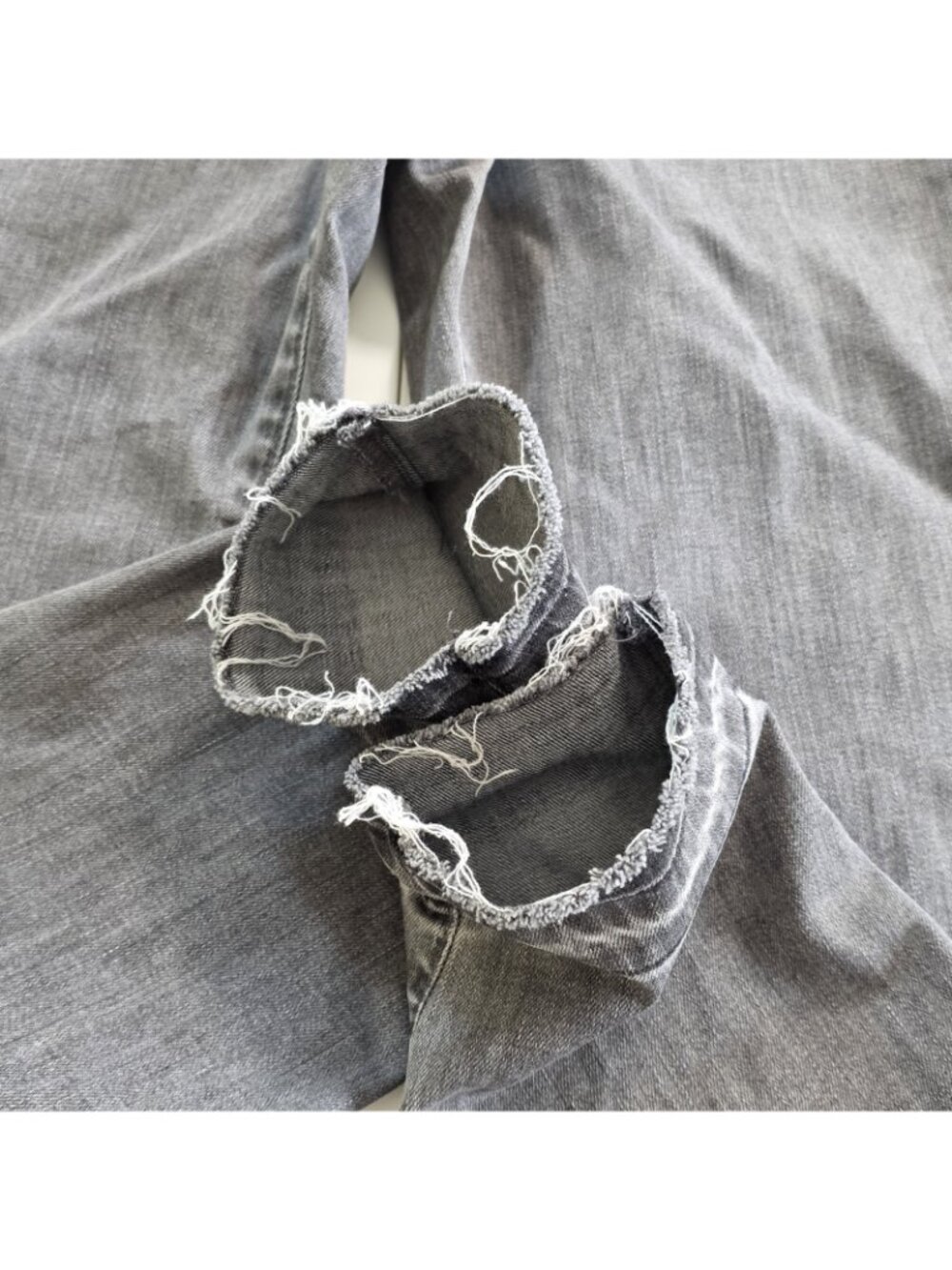Yoga Jeans Women 32 Gray Skinny Raw Hem Stretch Canada Made Athleisure Casual - Picture 13 of 16